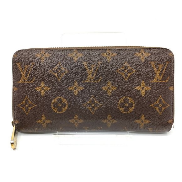 100% Authentic Louis Vuitton Zippy Wallet Browns Monogram